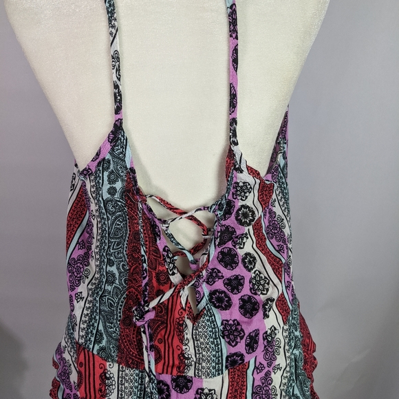Vintage Havana corset back boho top - Picture 2 of 5